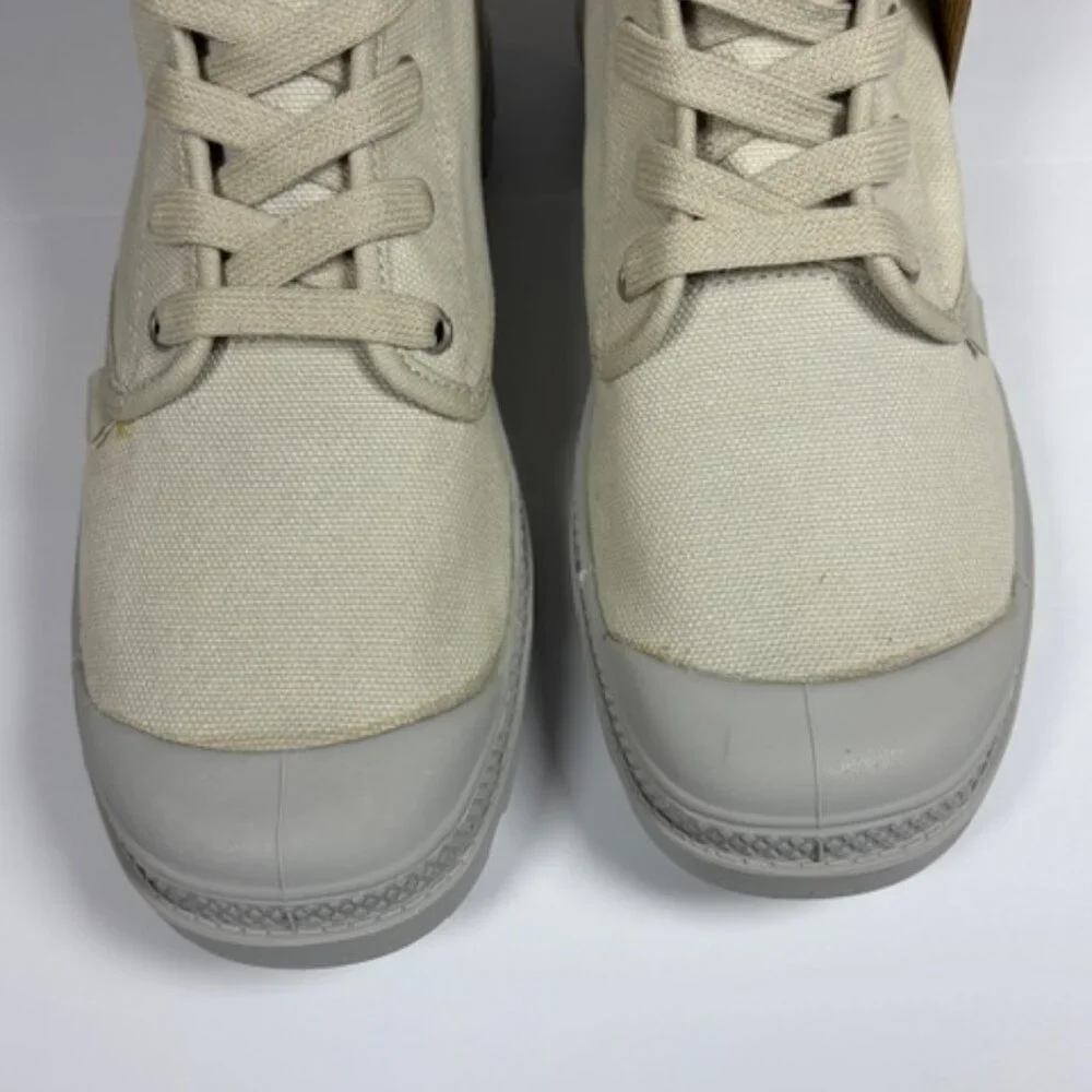 Palladium Baggy Boots Vapor Grey Canvas High Top Fold Down Men’s‎ 7 Women’s 9